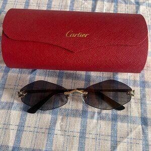 Cartier Geometric-Frame Sunglasses